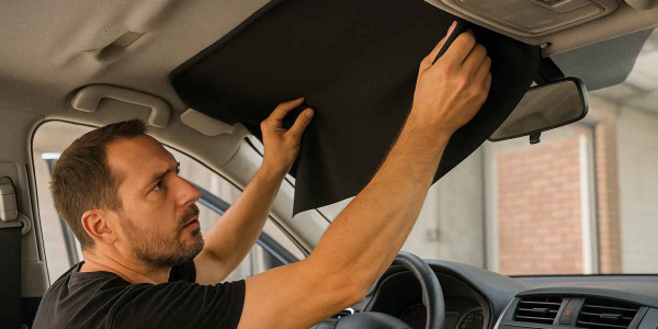 Guía paso a paso para tapizar el techo de un coche