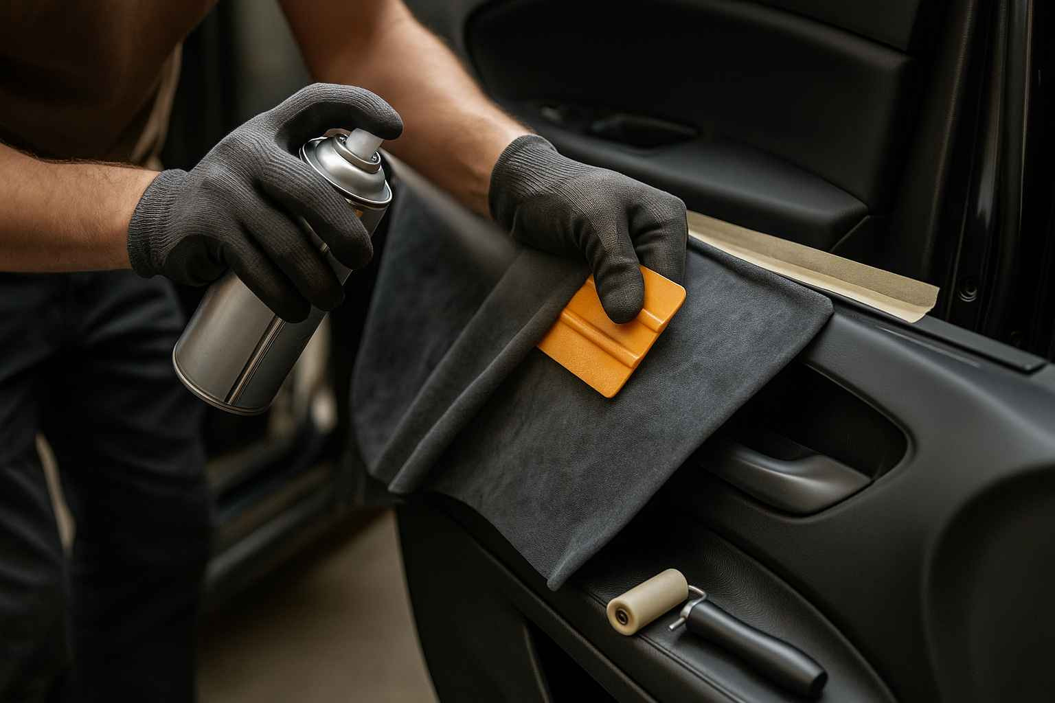 Cómo elegir tela para tapizar puertas de coche